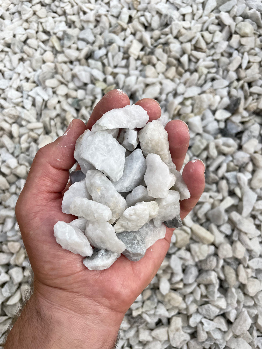 White Marble 3/4 inch – My Big Dirtbag